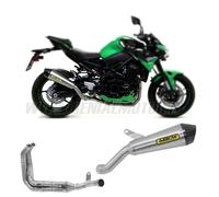 Collettori+Terminale Arrow Omologato acciaio inox per KAWASAKI Z 900 2020 > 2024