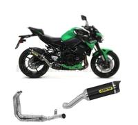 Collettori+Terminale Arrow Omologato Alluminio Nero per KAWASAKI Z 900 2020 2024