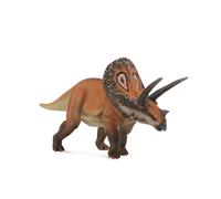 Colleziona una figura realistica di dinosauro Torosaurus con replica animale, da