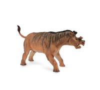 Colleziona una figura realistica di dinosauro Uintatherium Deluxe con replica di