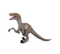 Colleziona una figura realistica di dinosauro Velociraptor con replica animale,