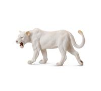 Colleziona una figura realistica di leone bianco con replica di animali, grande,