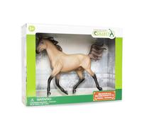 Colleziona una figura realistica di mezzo stallone arabo con replica di animali,