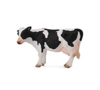 Colleziona una figura realistica di mucca frisona con replica di animali di gran