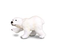 Colleziona una figura realistica di un cucciolo di orso polare con replica di un
