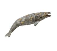 Colleziona una replica realistica di un animale con una figura di balena grigia