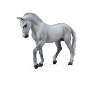 CollezionaUna replica animale realistica Trakehner Stallion Grey Figure Extra La