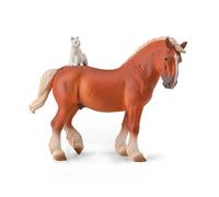 CollezionaUna replica realistica di animali da tiro con figura di gatto extra la
