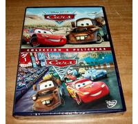 Collezione 2 Film (Cars + Cars 2) Disney 2 DVD Nuovo Animazione (Senza Aprire)