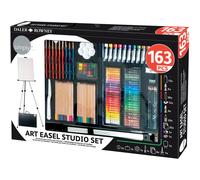 ART EASEL STUDIO SET - Daler Rowney - tecnica mista -163 pezzi - CON CAVALLETTO