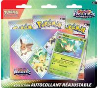 Collezione Autoadesivi Pokémon JCC Evoluzioni Prismatica Phyllali 3 Booster