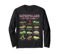 Collezione Caterpillar Educational Nature Design Maglia a Manica