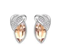 Collezione clous d'oreilles Orecchini a bottone con Orecchini a bottone in cristallo con occhi di cavallo fibbia in di opale argento verde e diamante alta qualità