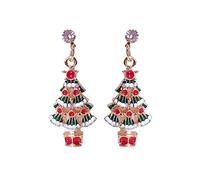 Collezione clous d'oreilles Orecchini Di Natale Per Le Donne Orecchini Di Festa Per Ragazze Fiocco Natale Fiocchi Neve All'ingrosso Ragazze Adolescenti Gioielli