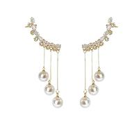 Collezione clous d'oreilles Temperamento lungo orecchini di perle donne moda tendenza oro orecchino gioielli da donna orecchini di diamanti per le donne