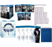 Collezione completa della serie fantascientifica definitiva: Battlestar Galactica Complete Series/Farscape 20th Anniversary Complete Series & Stargate Atlantis Complete Series [Blu-ray] Set di 57