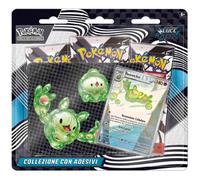 Pokemon ITA Luce Nera Collezione con Adesivi di Reuniclus ITA