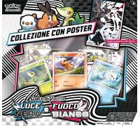 POKEMON FUOCO BIANCO E LUCE NERA COLLEZIONE CON POSTER UNIMA - ITALIANO - PREV.