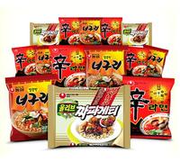 Collezione coreana n.1~3 Ramen, set Shin Ramyun x4, Neoguri x4, Chapagetti x4