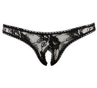 Collezione Cottelli Tanga Crotchless Nero Medio
