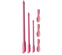 Collezione Cream Retriever piccola - Design con mini bacchetta a doppia estremità, pacchetto di accesori lavabili per la cura della pelle, gadget contenitore sottile con bordo morbido, auto per bara