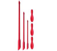 Collezione Cream Retriever piccola - Design con mini bacchetta a doppia estremità, pacchetto di accesori lavabili per la cura della pelle, gadget contenitore sottile con bordo morbido, auto per bara