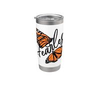 Collezione creativa con farfalle senza paura Bicchiere termico in acciaio inox doppia parete