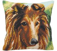 Collezione d'Arte 40 x 40 cm Lassie Punto Croce Cuscino Kit