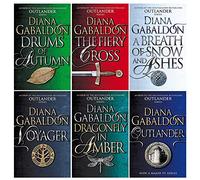 Collezione della serie Outlander, composta da 6 libri di Diana Gabaldon (Outlander, Dragonfly In Amber, Voyager, Drums Of Autumn, The Fiery Cross, A Breath Of Snow And Ashes)