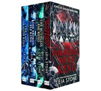 Collezione di 4 libri di Kings of Avalier di Leia Stone (L'ultimo re drago, Il re degli elfi spezzati, Lo spietato re delle fate e Il re dei lupi proibiti)