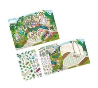 Collezione di adesivi multipli in PET per decorazioni artistiche paesaggistiche adatte per spazi creativi e aree di studio