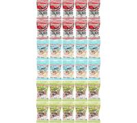 Collezione di Caramelle Svedesi da Corsa - Liquirizia Salata, Frutta Aspra & Mix alla Fragola (30 confezioni/1,5 kg) Scatola Söpösöpö SOPOSOPO