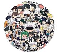 Collezione di Carino Jujutsu Kaisen Adesivi 60 pezzi per valigia Skateboard Laptop Computer Bottiglie d'acqua Auto Adolescenti Ragazzi Ragazze Decal Adesivo impermeabile
