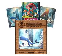 Collezione Di Carte In Legno Educative Con Numeri N. 1 (LT) Puzzle Fantasy