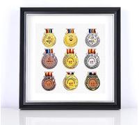 Collezione di cornici per Foto, Cornice per Esposizione di più Immagini, medaglia - Premi Sportivi per Maratona - - Espositore per medaglie - Mostra Onore