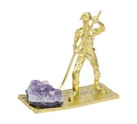 Collezione di decorazioni di statue del minatore Figurina in metallo per il