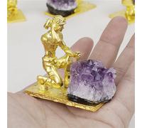 Collezione di decorazioni di statue del minatore Figurina in metallo per il