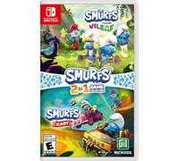 Collezione di giochi 2 in 1 dei Puffi: The Smurfs Mission Vileaf and Smurfs Kart - Nintendo Switch