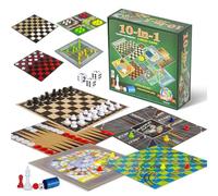 Collezione di Giochi Classici, Collezione di Giochi da Viaggio 10 in 1, Collezione di Giochi da Viaggio per Bambini e Adulti, Set di Giochi da Tavolo Classici, Collezione di Giochi da Tavolo per 2-8 G
