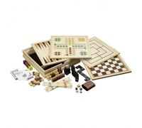 Collezione Di Giochi In Legno - Inclusi 10 Giochi - Medium