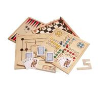 Collezione Di Giochi - Legno - Inclusi 10 Giochi Classici