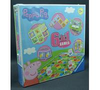 Collezione Di Giochi Ravensburger Scatola 6 In 1 Peppa Wutz Pig NUOVO OVP