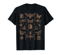 Collezione di Insetti Vintage Entomologist Botanical Bug Maglietta