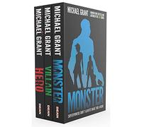 Collezione di libri della serie 3 di Monster di Michael Grant (Eroe, Cattivo, Mostro)