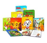 Collezione di libri di fiabe classici Disney per bambini piccoli ~ Pacchetto di 8 libri Disney con Dumbo, Il Re Leone, Il Libro della Giungla, La