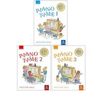 Collezione di libri Piano Time Series 1-3 impostata da Pauline Hall