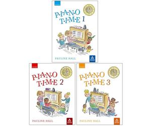 Collezione di libri Piano Time Series 1-3 impostata da Pauline Hall