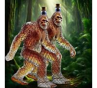 Collezione Di Liquori Sasquatch, Bottiglia Di Whisky Big Foot, Esclusivo Decanter Da Collezione In Vetro, Regalo Per Gli Appassionati Di Sasquatch