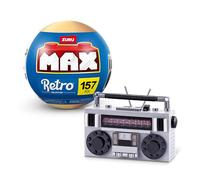 Collezione di mattoncini MAX Premium Retro (fino a 221 pezzi, 6 da collezionare) di ZURU. Mattoncini per adolescenti, adulti e collezionisti(Stereo, 1 capsula)