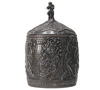 Collezione di mitologia greca Vaso di Pandora Finitura Bronzo Lucido Figurine Home Decor